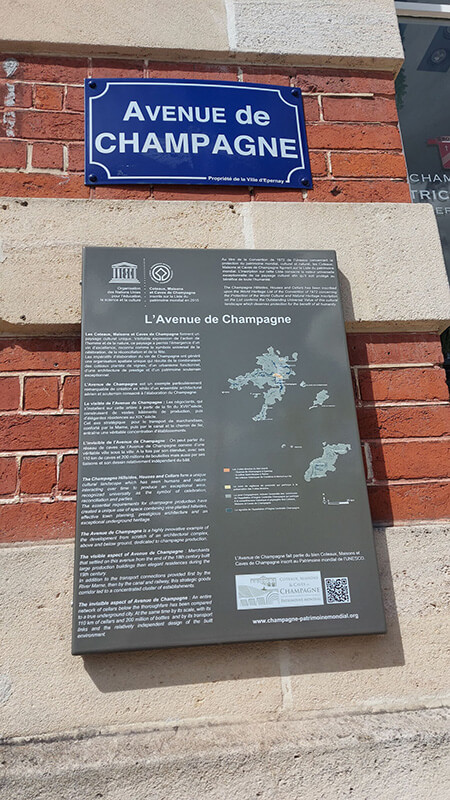 Boroslány Avenue de Champagne