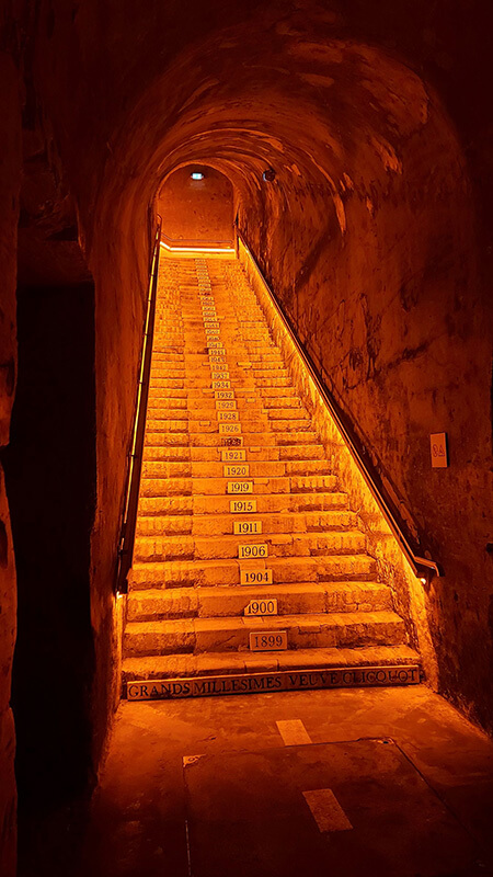 Veuve Clicquot Lépcső